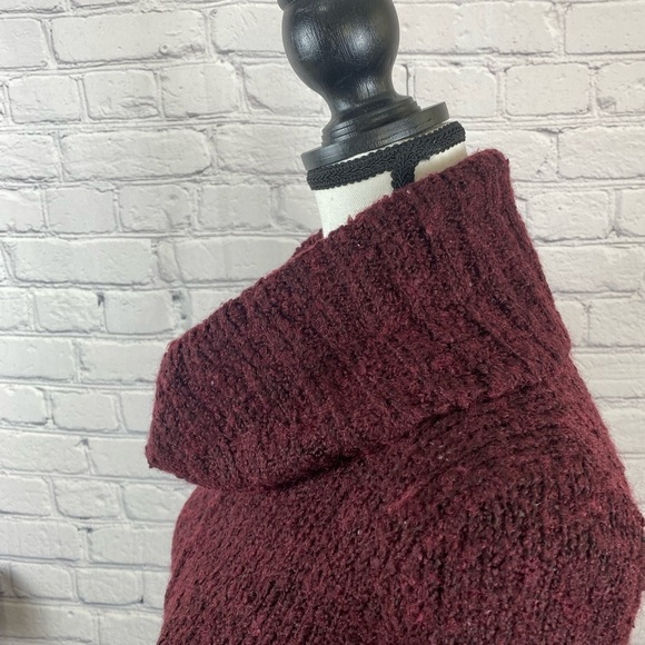 Calvin Klein Maroon Cowl Neck Sweater Dress size Small NWOT - Picture 7 of 11